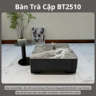 Bàn Trà Cặp BT2510 là lựa chọn lý tưởng cho những ai yêu thích sự sang trọng và hiện đại trong không gian sống. Thiết kế độc đáo kết hợp giữa mặt đá và mặt kính, giúp không gian phòng khách trở nên đẳng cấp và tiện nghi hơn.